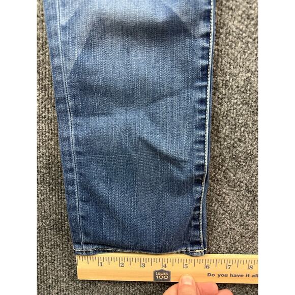American Eagle Outfitters Super Stretch Artist Crop Denim Jeans Size 8R - Picture 5 of 12